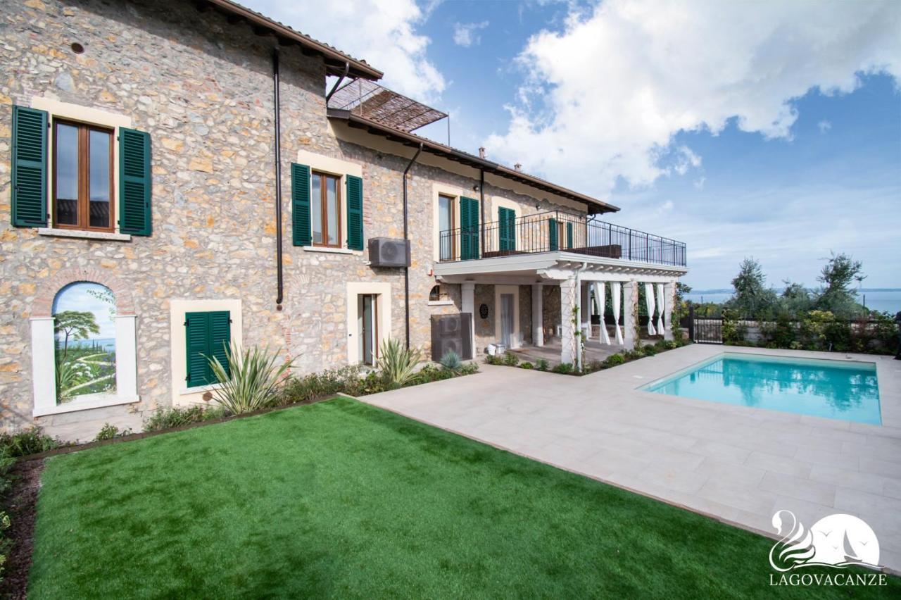 Luxus Gardoncino Appartement Manerba del Garda Buitenkant foto